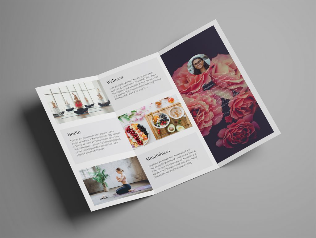 Ariyah Classy Trifold Brochure Template Inside