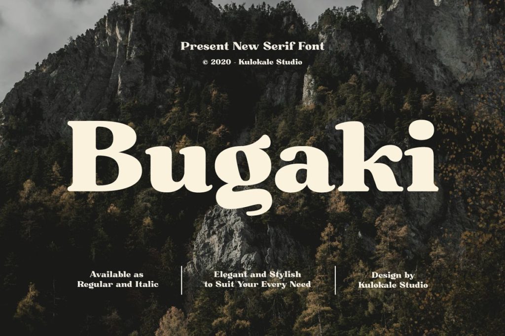 Free Bugaki Font
