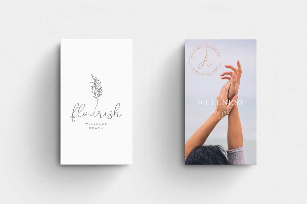 Business cards logo examples